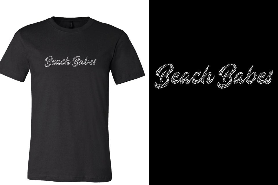 Rhinestones Southeast Elite Beach Babes 1-color stones Unisex t-shirt