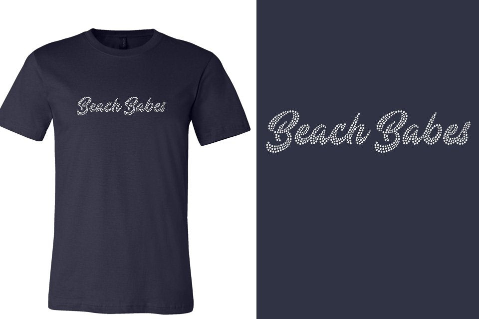 Rhinestones Southeast Elite Beach Babes 1-color stones Unisex t-shirt