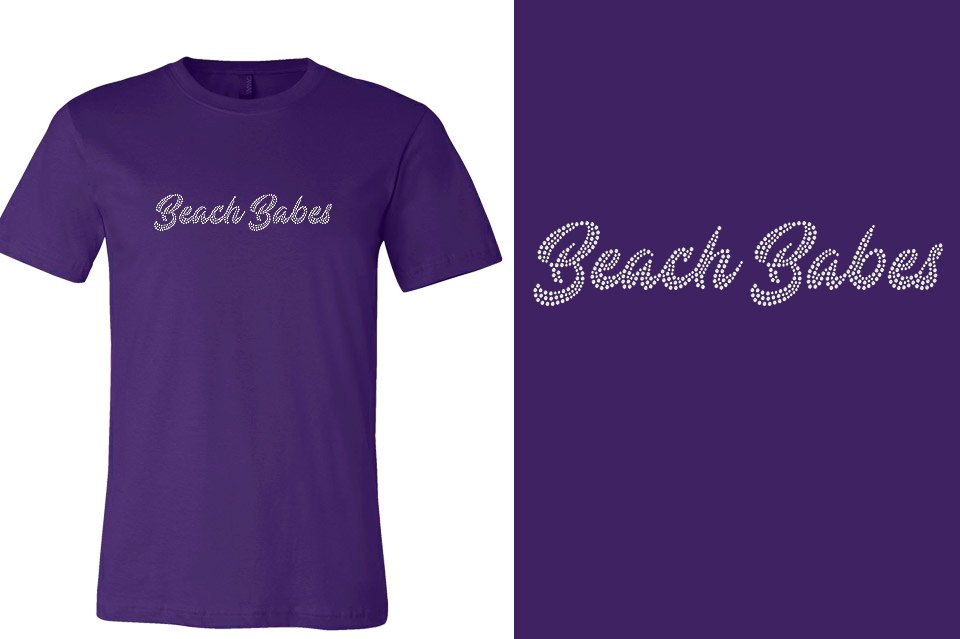 Rhinestones Southeast Elite Beach Babes 1-color stones Unisex t-shirt