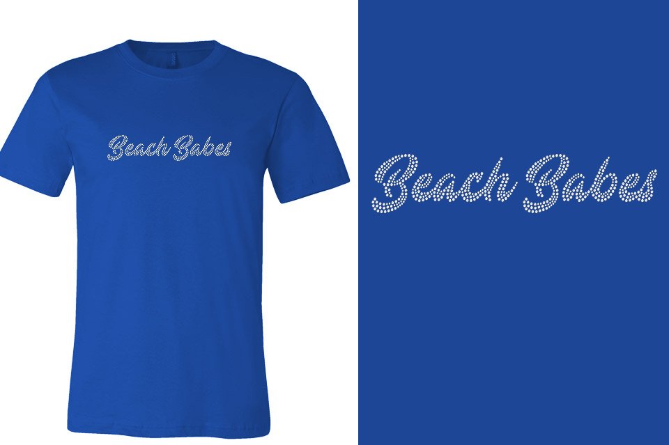 Rhinestones Southeast Elite Beach Babes 1-color stones Unisex t-shirt