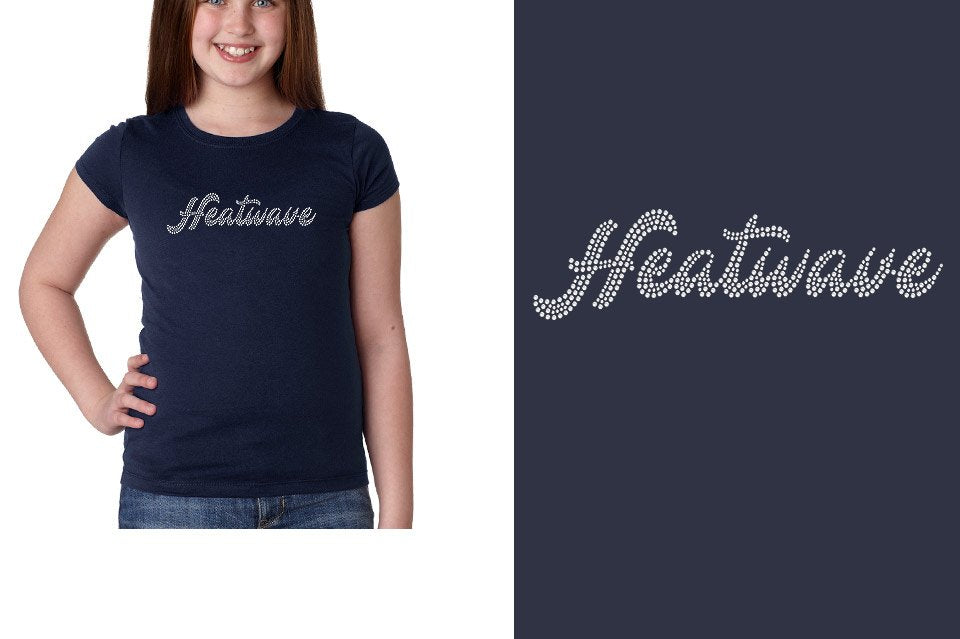 Rhinestones Southeast Elite Heatwave 1-color stones Youth Girls' Princess T-Shirt