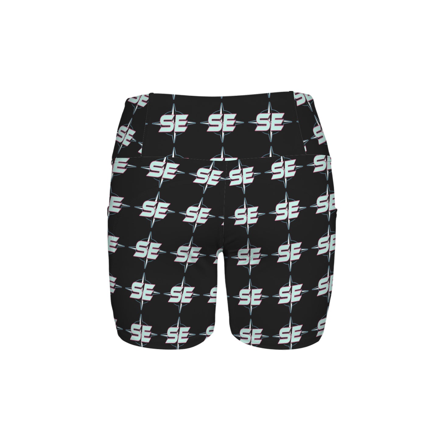 High Waist Deep Pockets Yoga Shorts