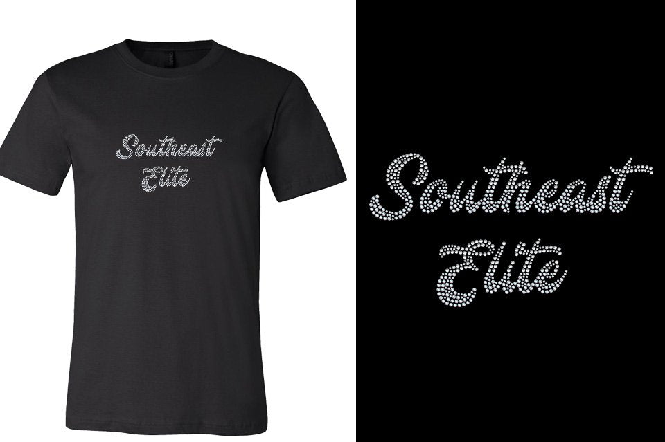 Rhinestones Southeast Elite 2-color stones Unisex t-shirt