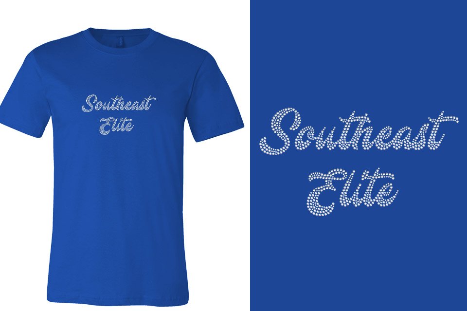 Rhinestones Southeast Elite 2-color stones Unisex t-shirt