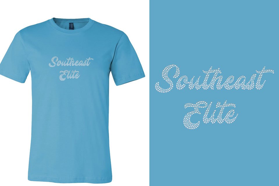 Rhinestones Southeast Elite 2-color stones Unisex t-shirt