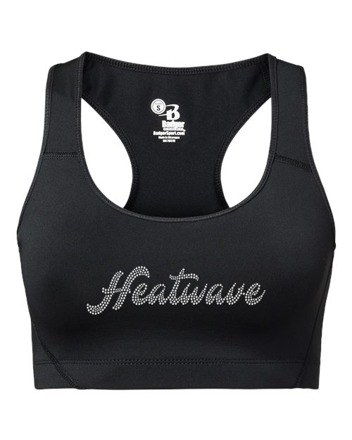 Rhinestones Southeast Elite Heatwave 1-color stones Girls' Sports Bra