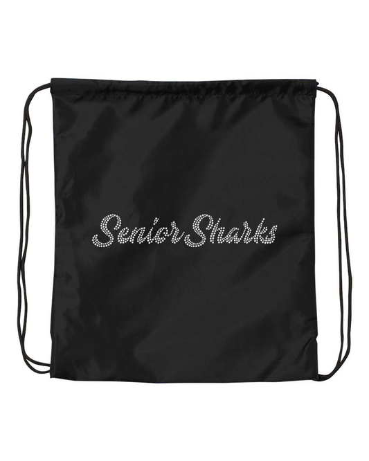 Rhinestones Southeast Elite Senior Sharks 1-color stones Drawstring Bag